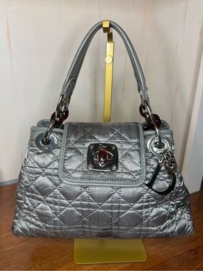 Dior Cannabe Charming Lock Gray Small Bag
